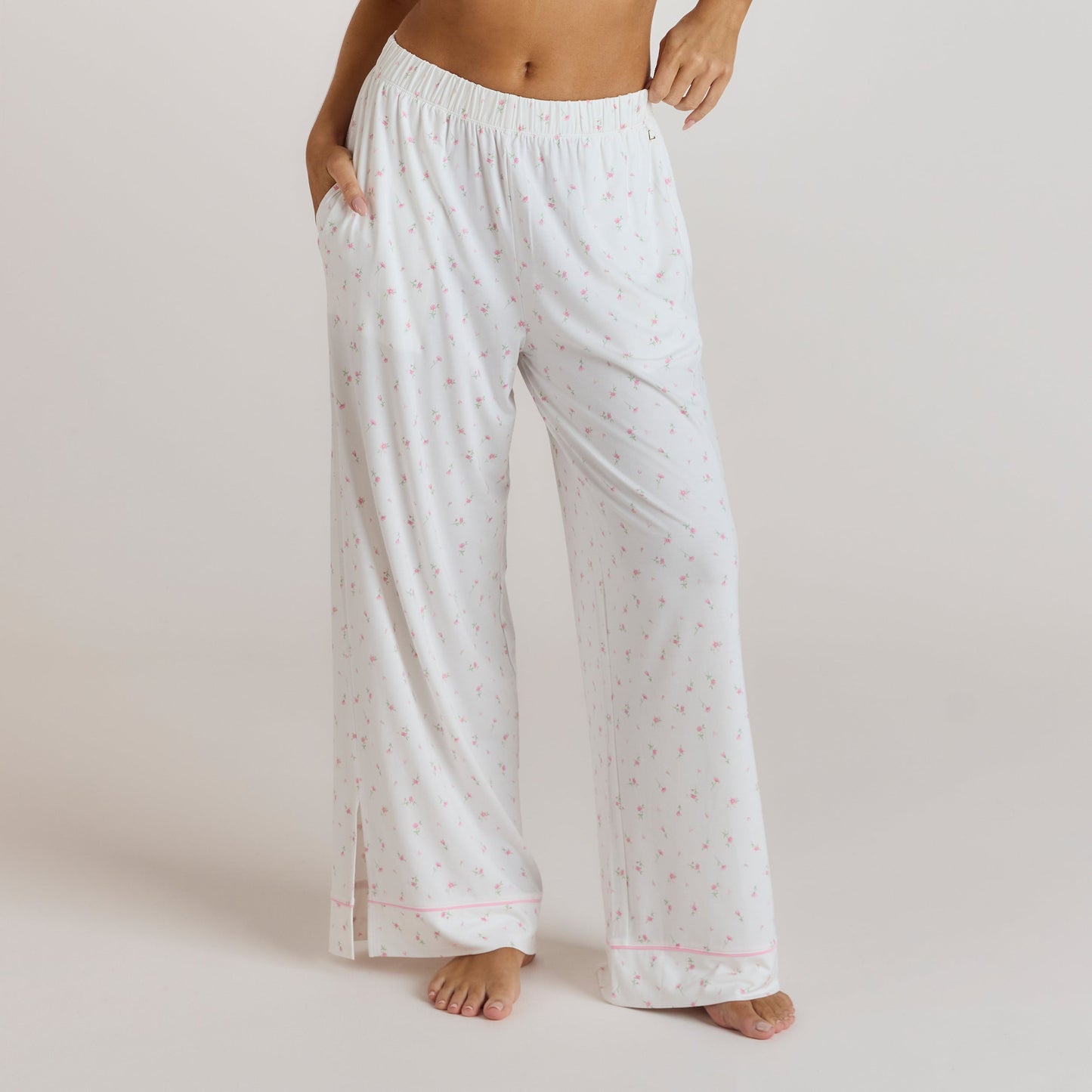 Modal Pyjama Bottoms - Floral Print