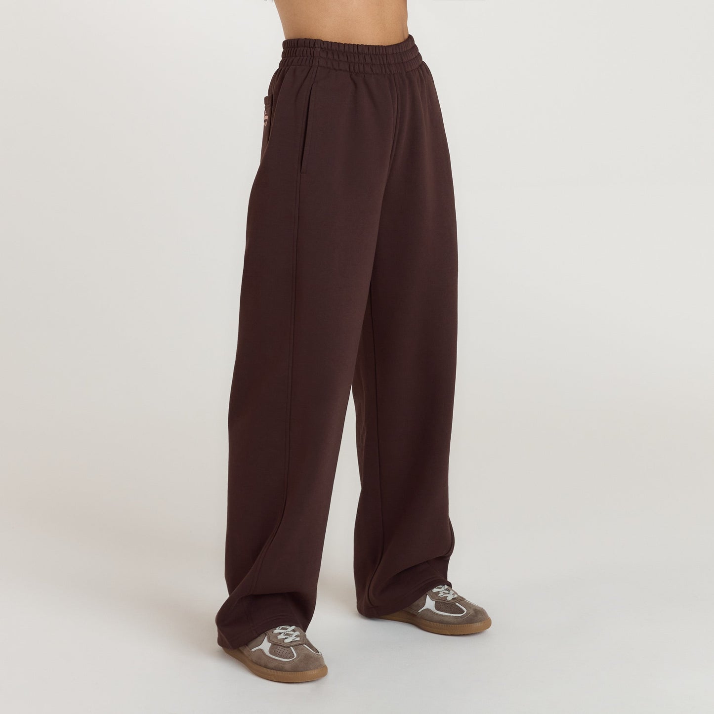 Lounge Living Straight-Leg Joggers - Chocolate