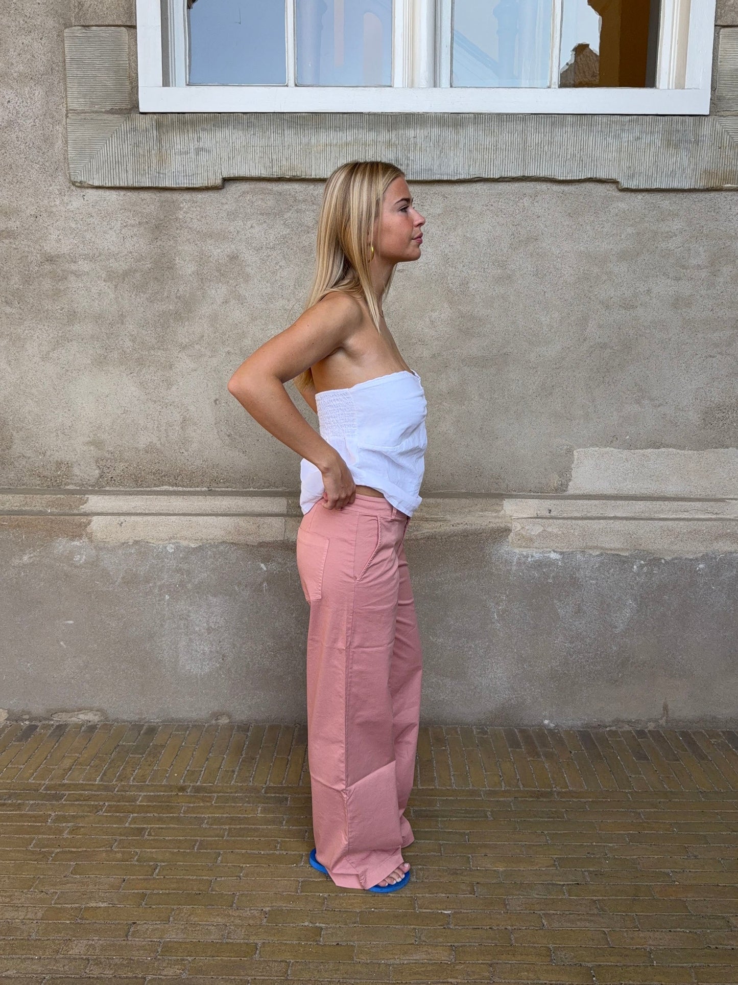 Ama oversized pants - Pink