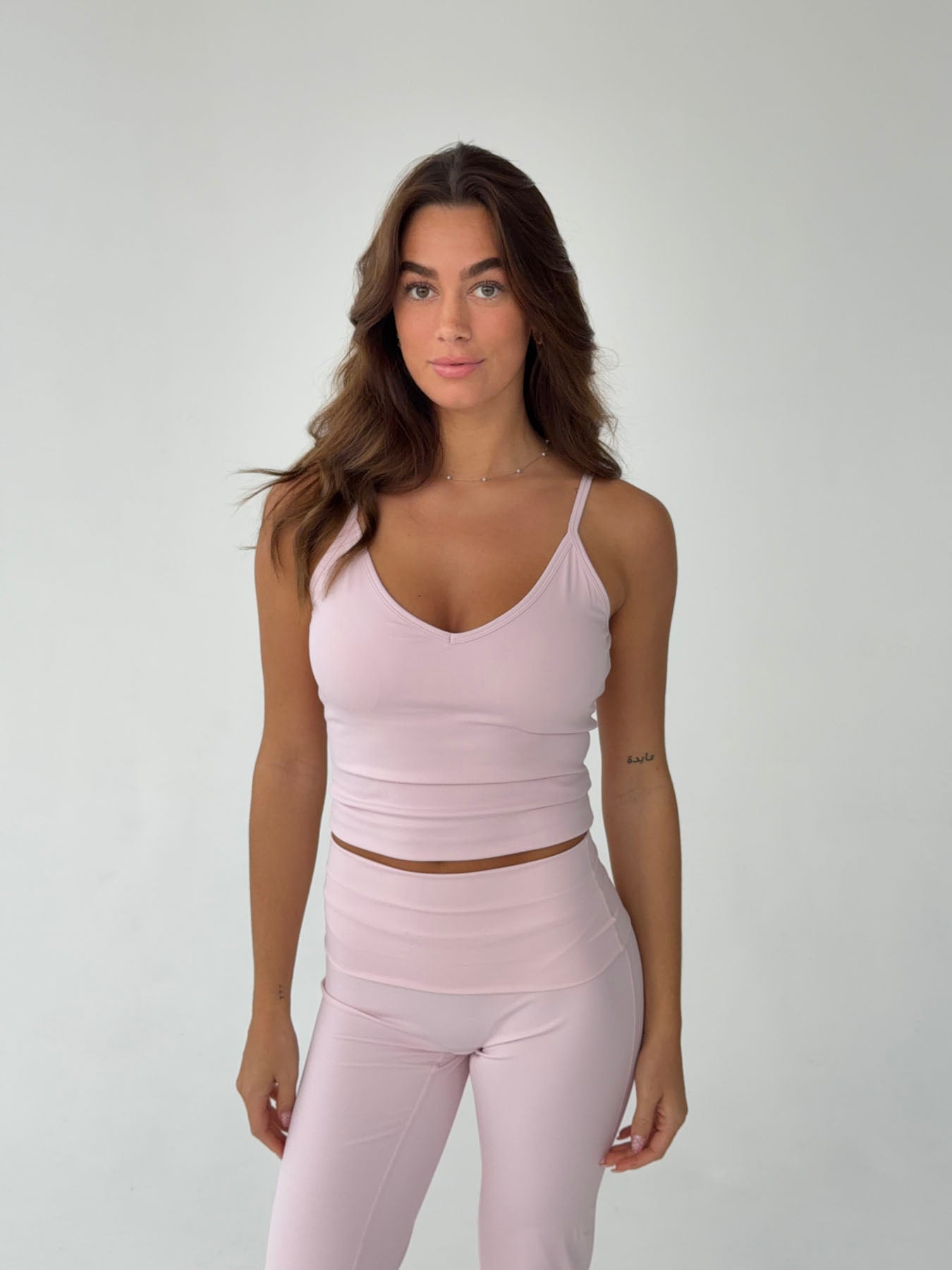 Lively v-neck tank top - Candy floss