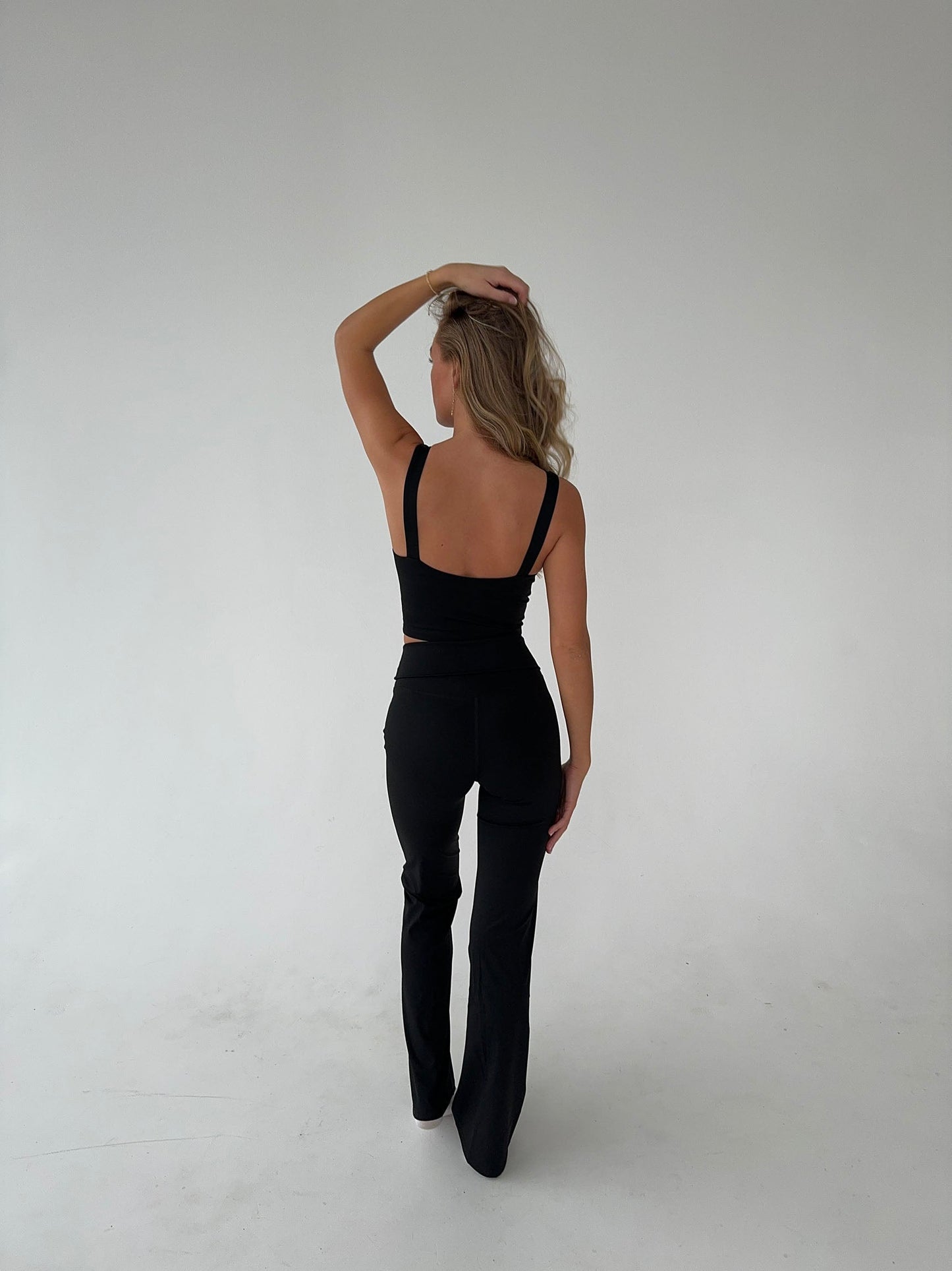 Ultimate v-neck top - Jet Black
