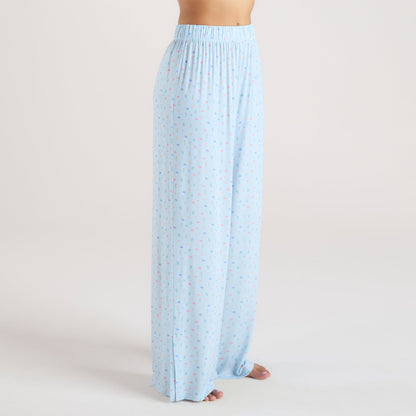 Modal Pyjama Bottoms - Blue Floral