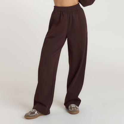 Lounge Living Straight-Leg Joggers - Chocolate