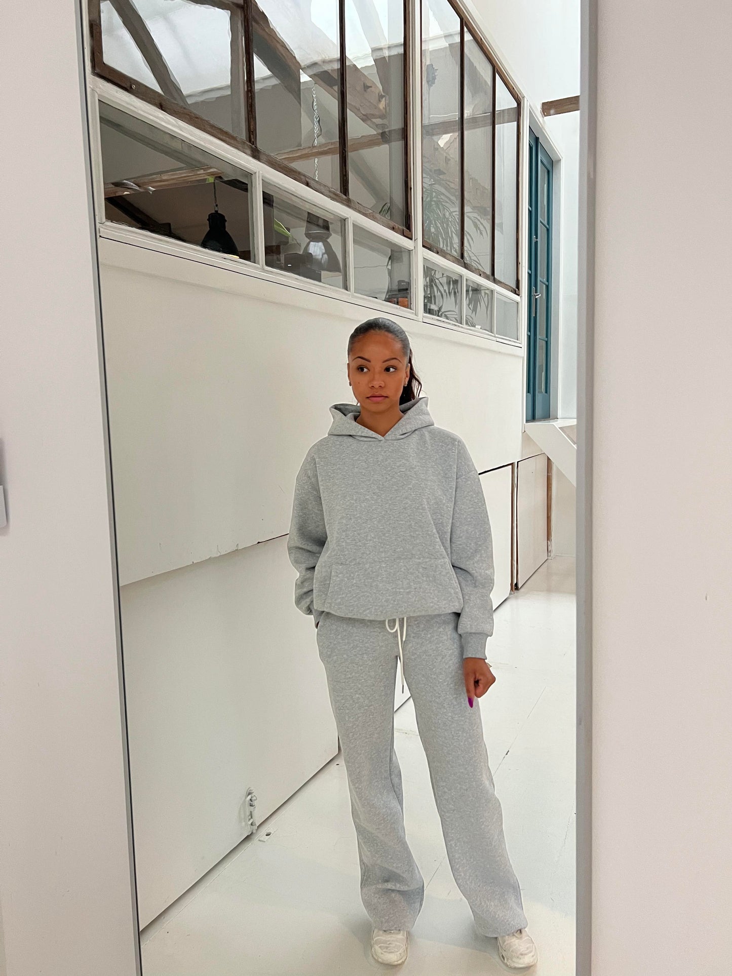 Anelise sweatpants - Grey melange