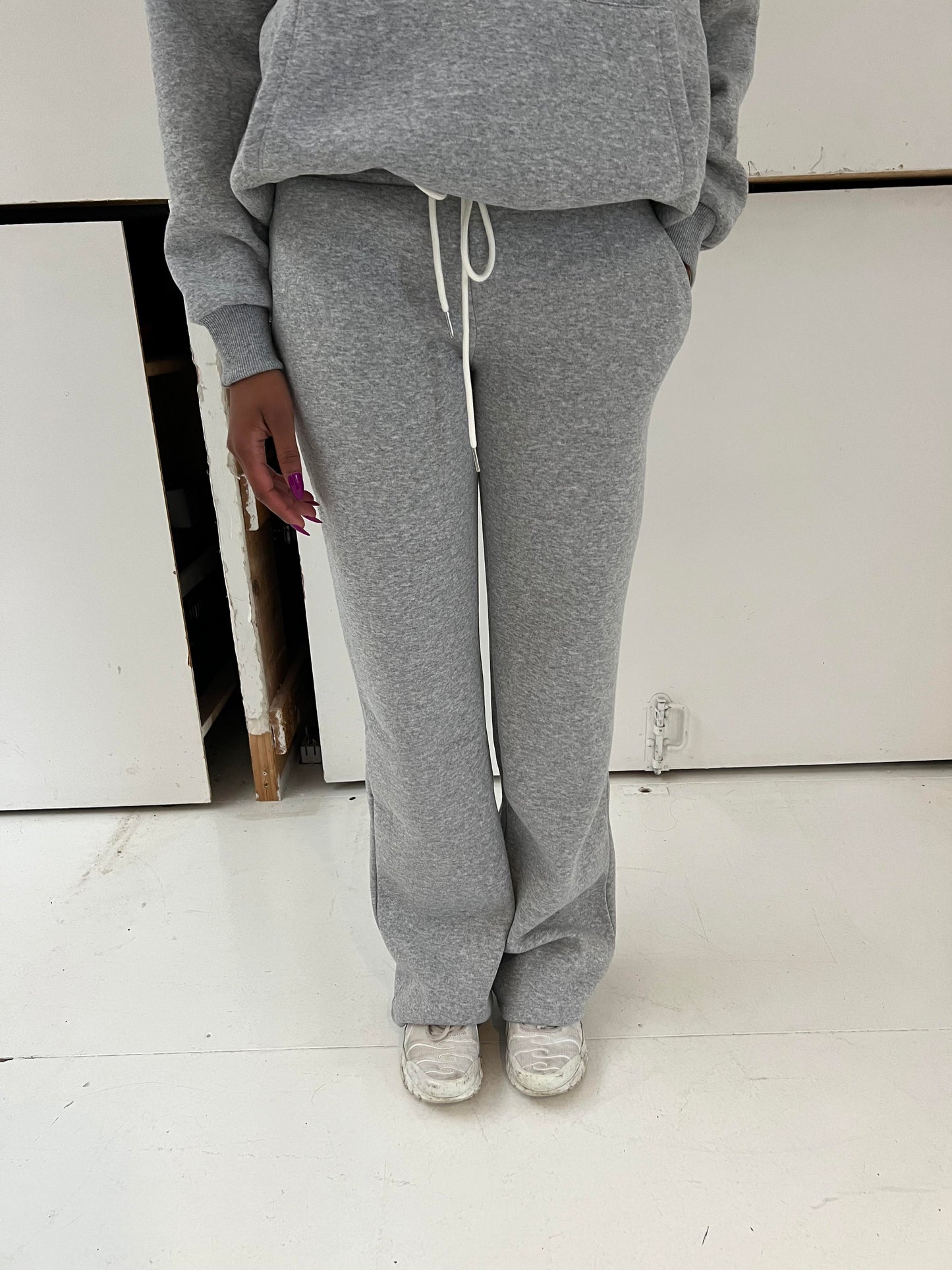 Anelise sweatpants - Grey melange