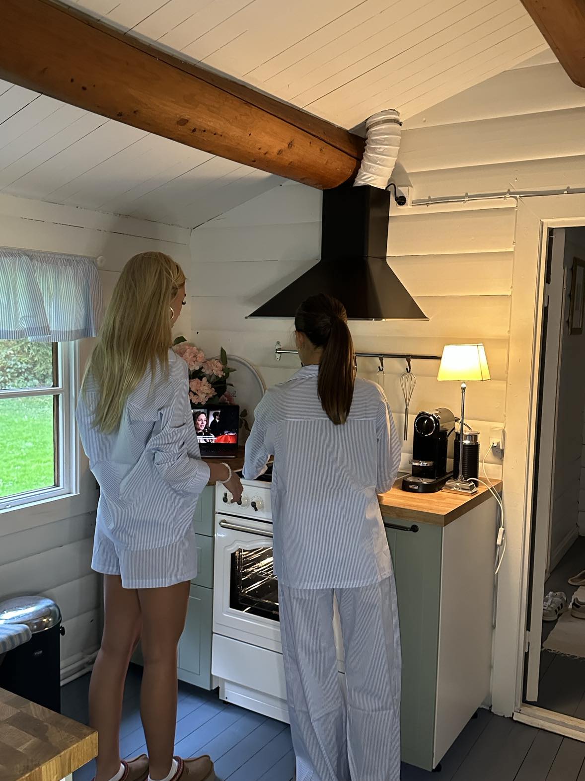 Avana striped pajama shirt