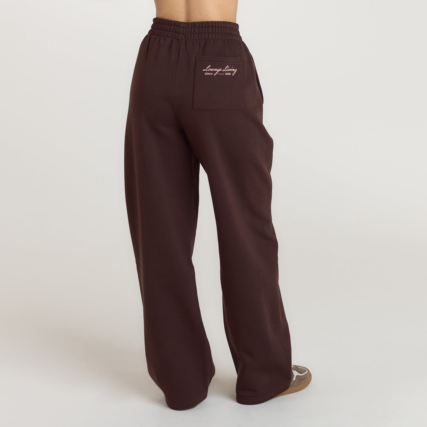 Lounge Living Straight-Leg Joggers - Chocolate