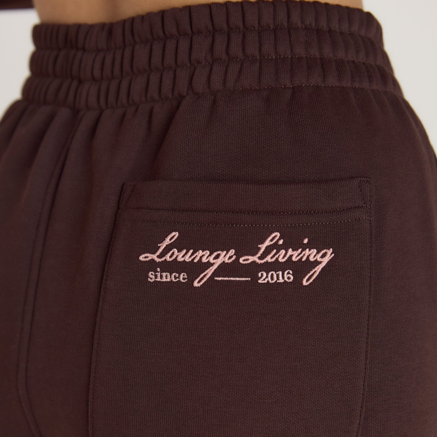 Lounge Living Straight-Leg Joggers - Chocolate