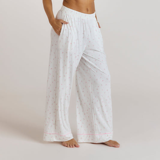 Modal Pyjama Bottoms - Floral Print