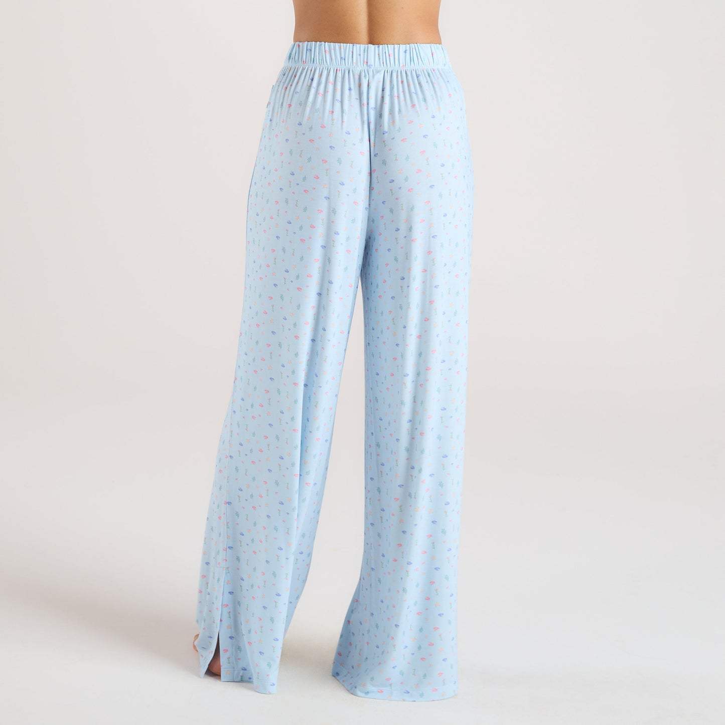 Modal Pyjama Bottoms - Blue Floral