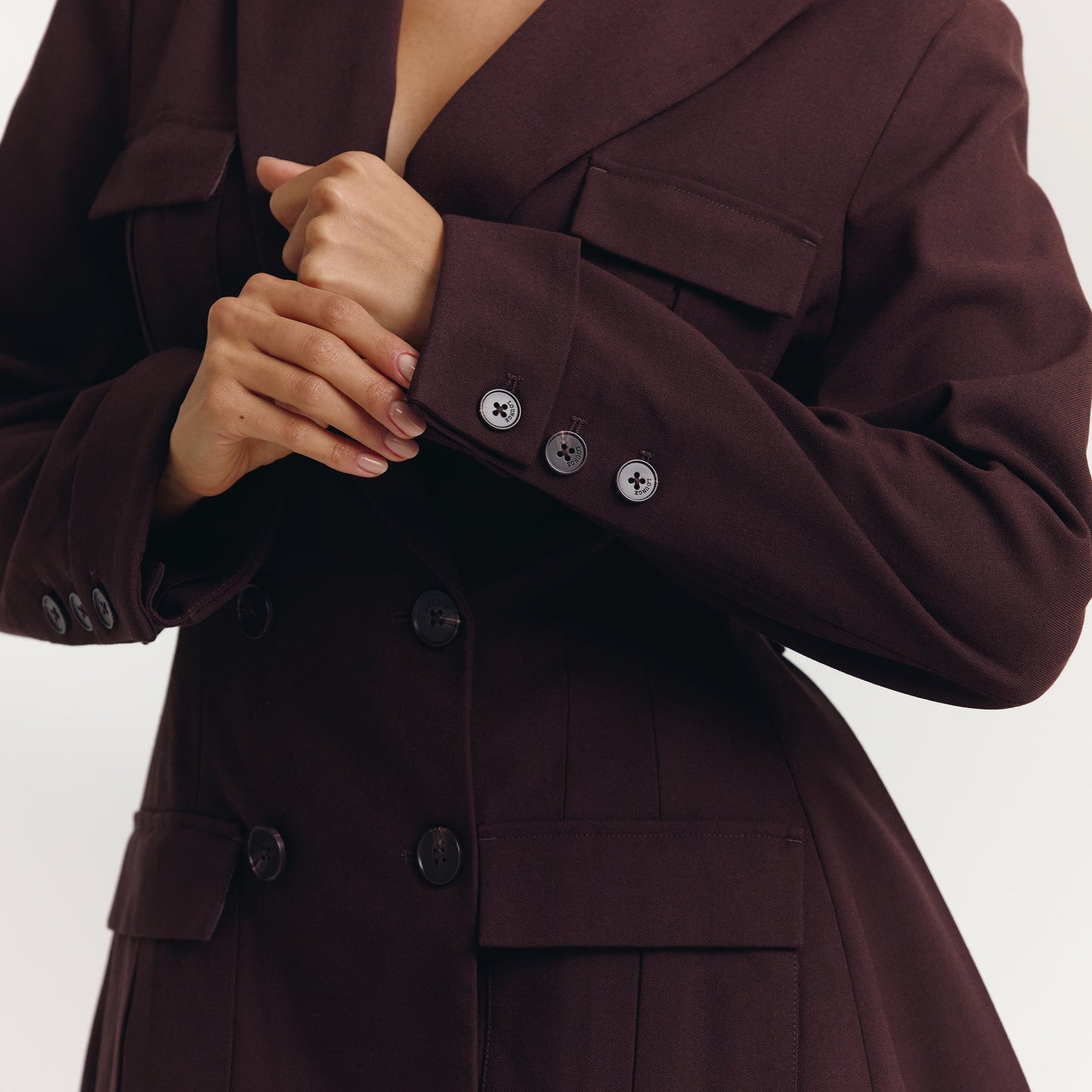 Blazer Dress - Chocolate