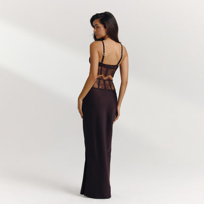 Maxi Skirt (Set) - Dark Chocolate