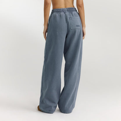 Straight-Leg Joggers - Washed Blue