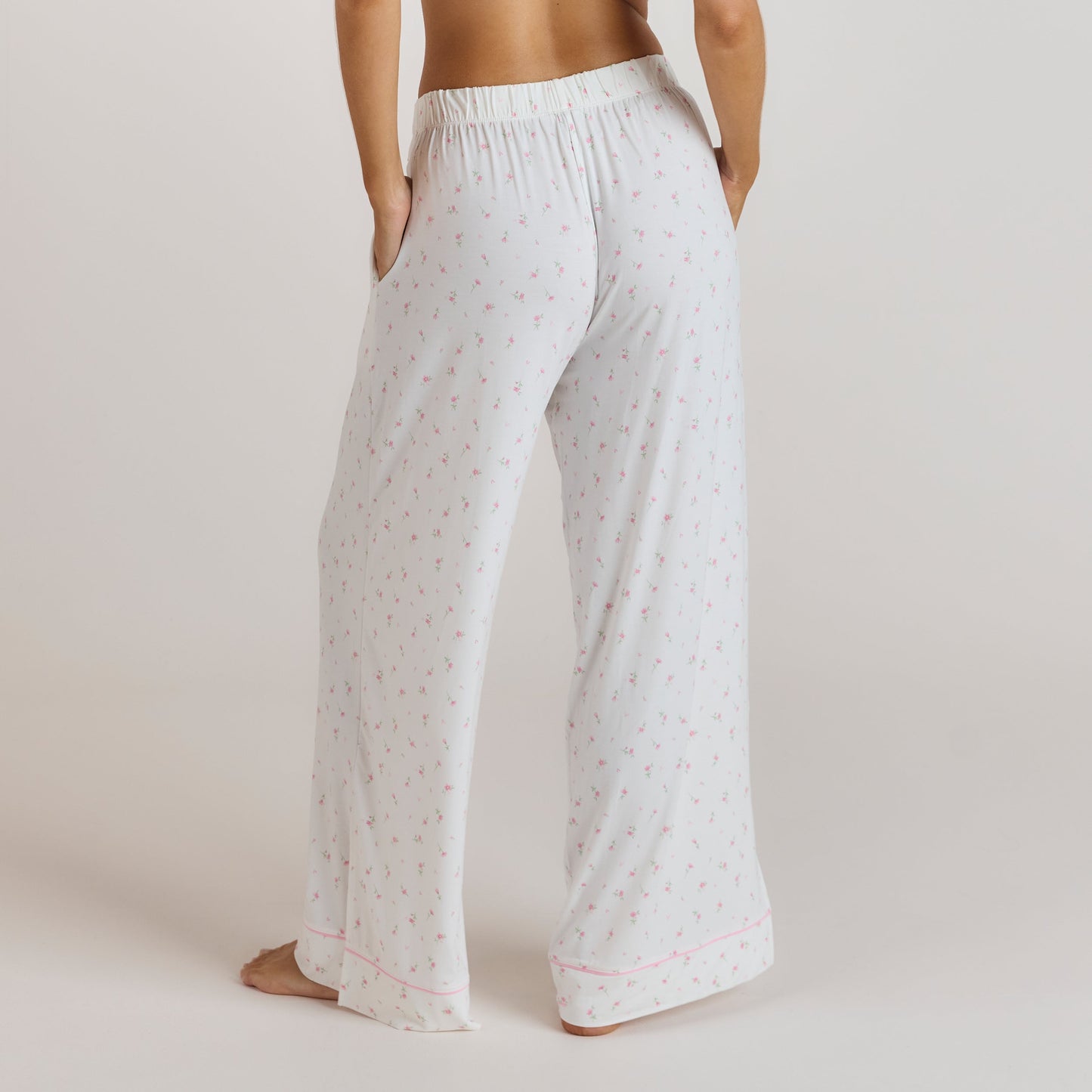 Modal Pyjama Bottoms - Floral Print