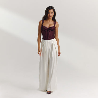 Eledora Corset Top - Plum