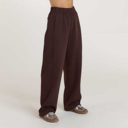 Lounge Living Straight-Leg Joggers - Chocolate