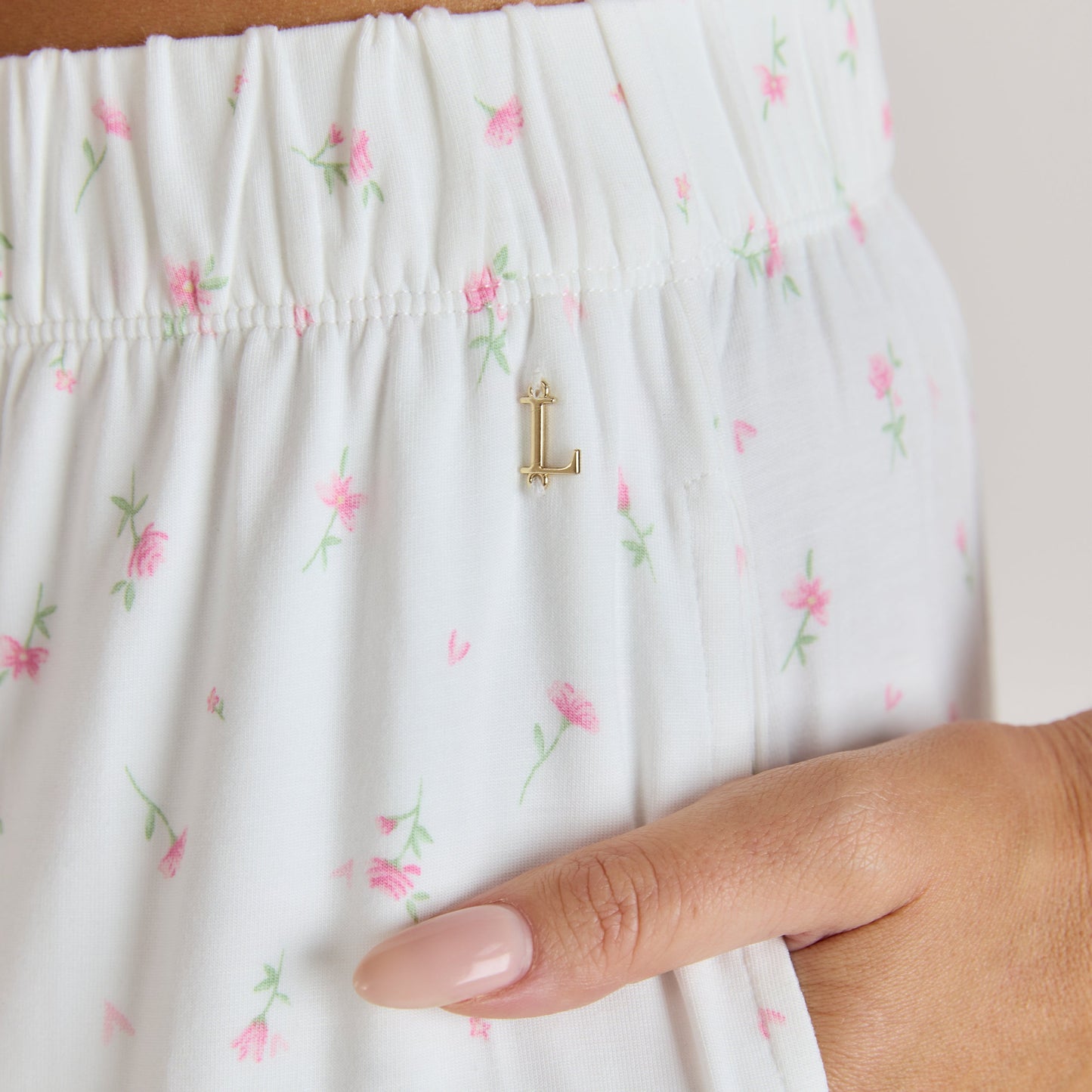 Modal Pyjama Bottoms - Floral Print