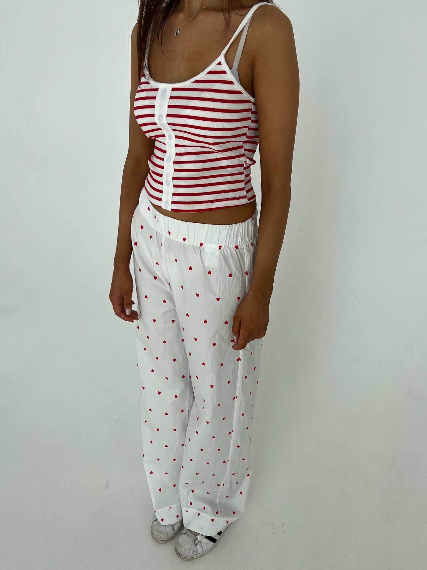 Ane pyjama pants with hearts