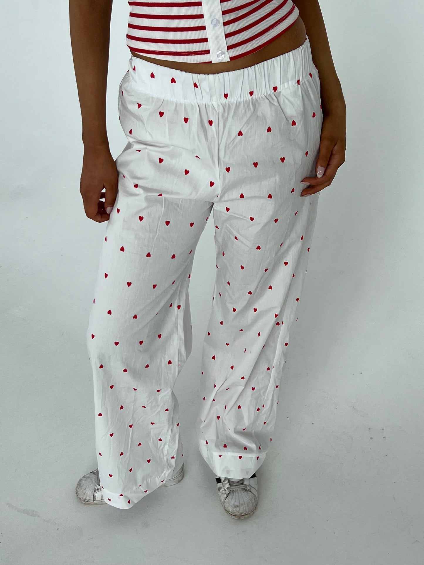 Ane pyjama pants with hearts