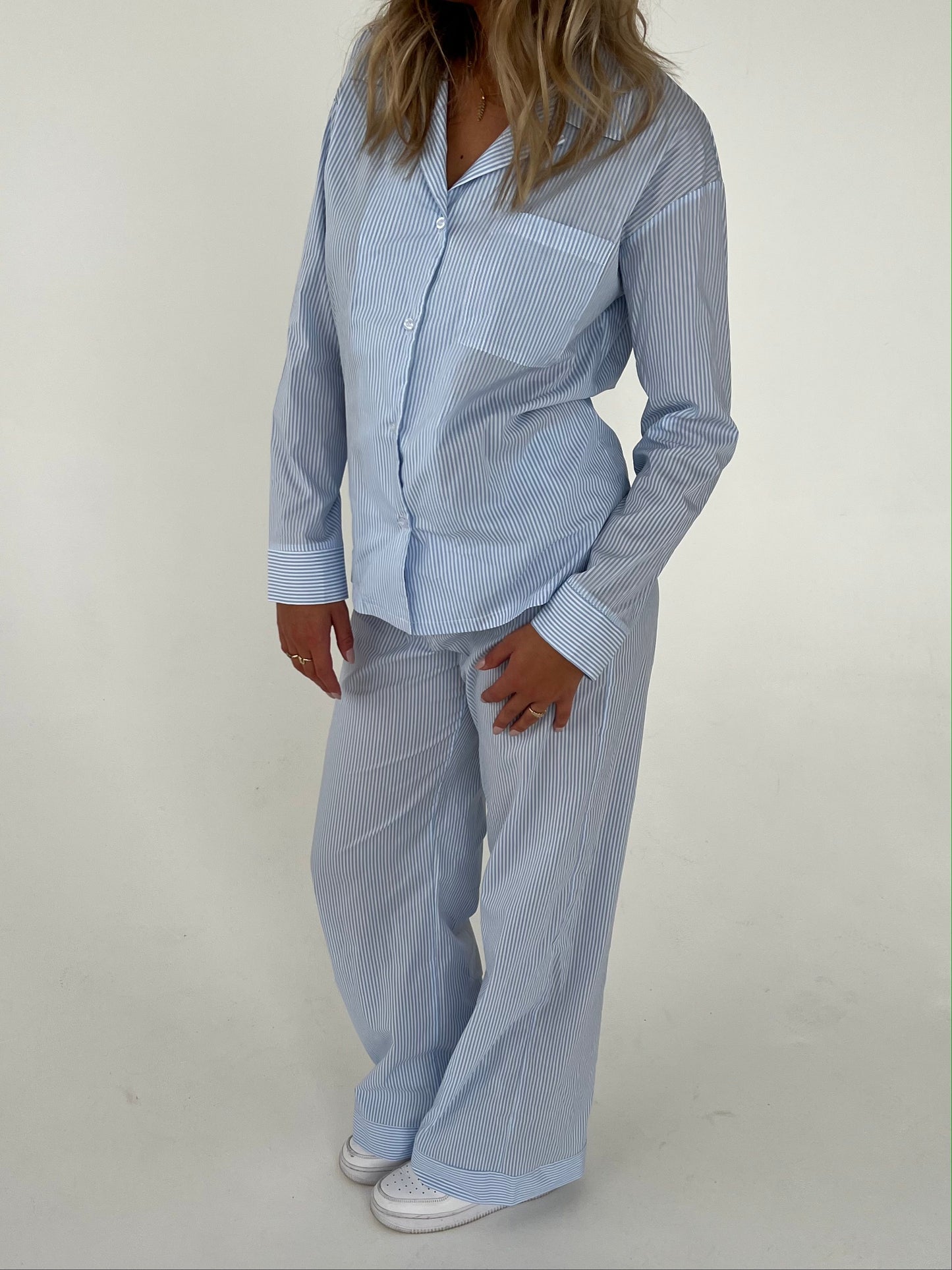 Avana striped pajama shirt