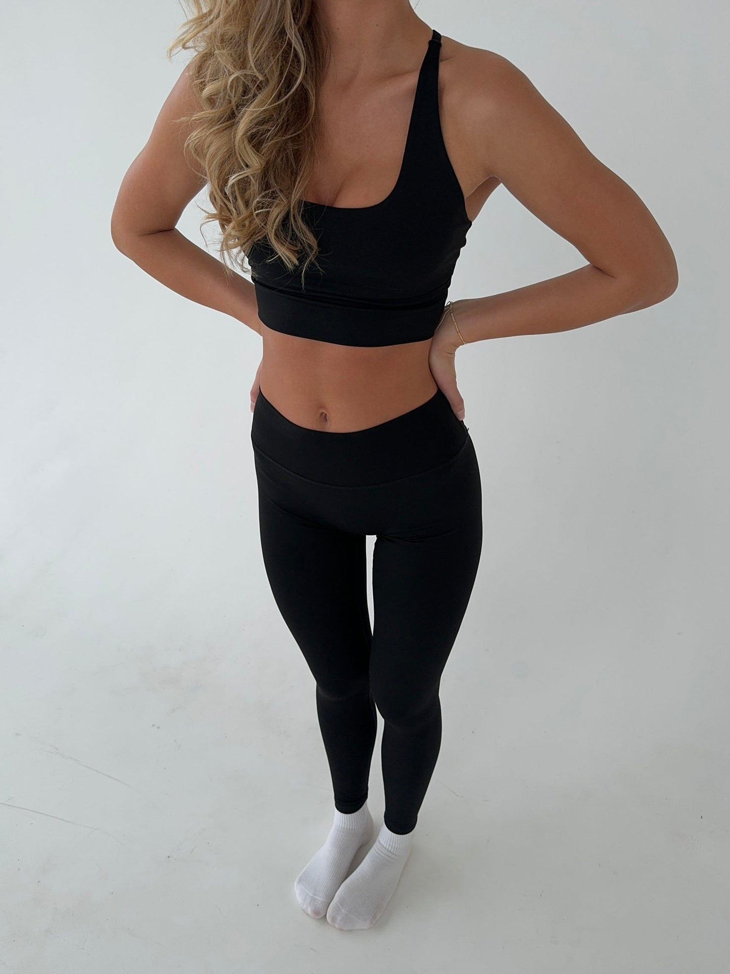 Crossback bra - Jet Black