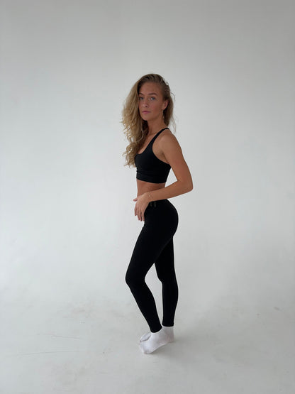 Crossback bra - Jet Black