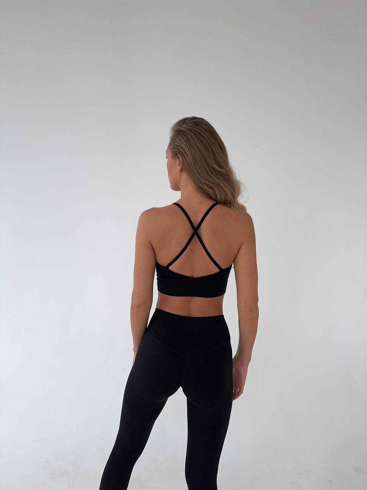 Crossback bra - Jet Black