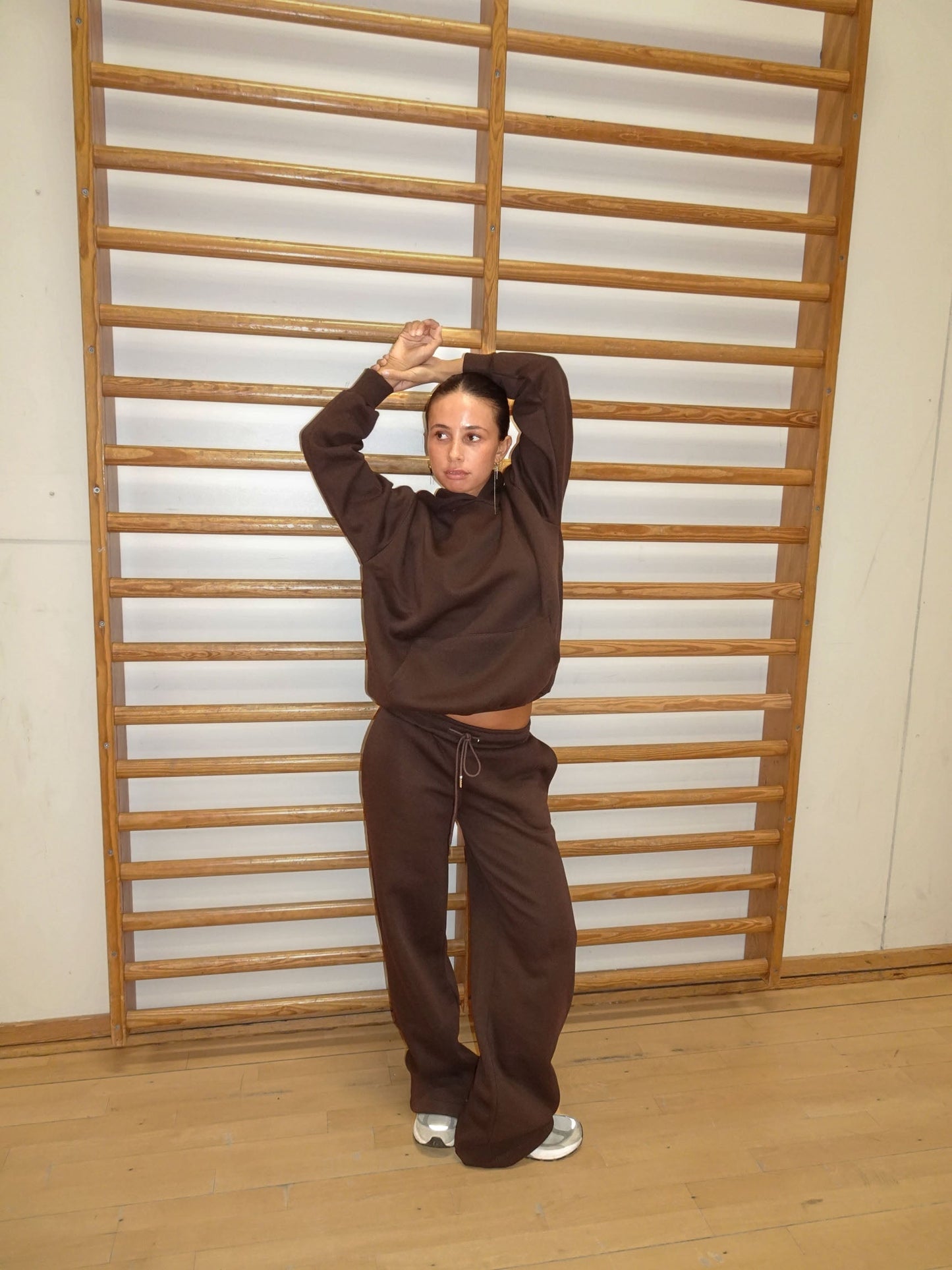 Anelise hoodie - Brown