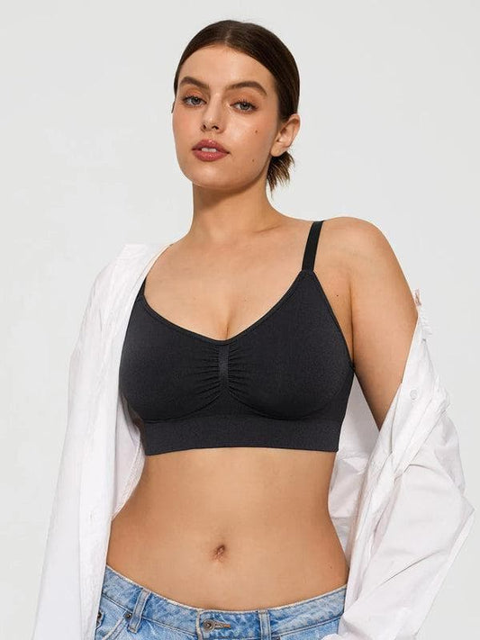 2-Pack Seamless Comfort Removable Pad Everyday Bra Bundle