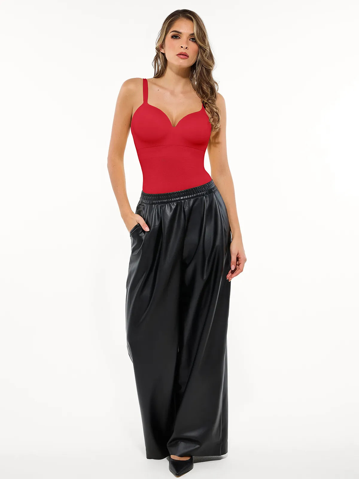 Seamless All-in-One Push-Up Sculpting Cami Top