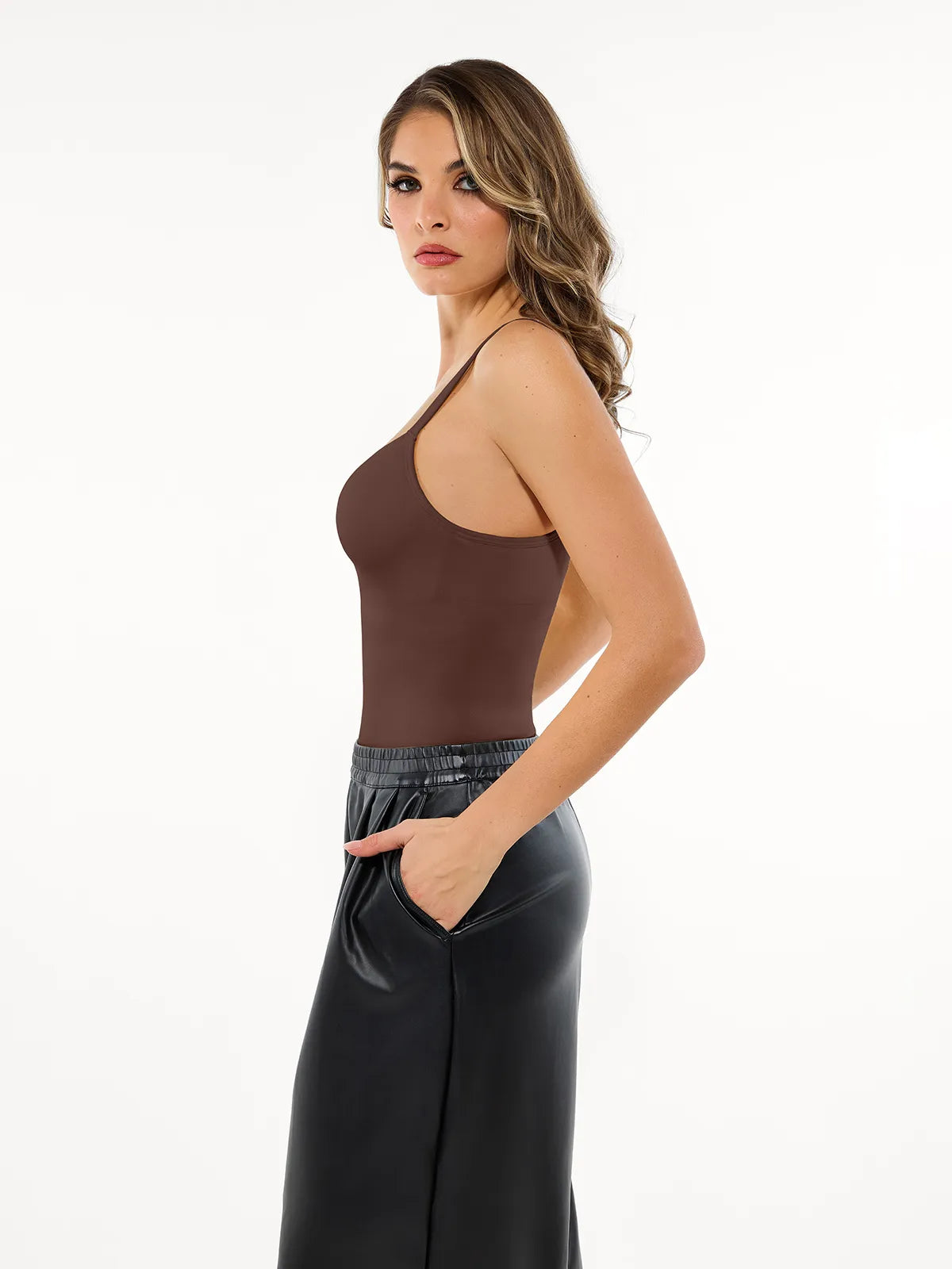 Seamless All-in-One Push-Up Sculpting Cami Top