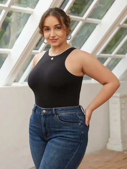 Shapewear Cloudsense Sleeveless Cutaway Round Neck Bodysuit