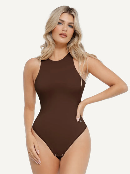 Shapewear Cloudsense Sleeveless Cutaway Round Neck Bodysuit