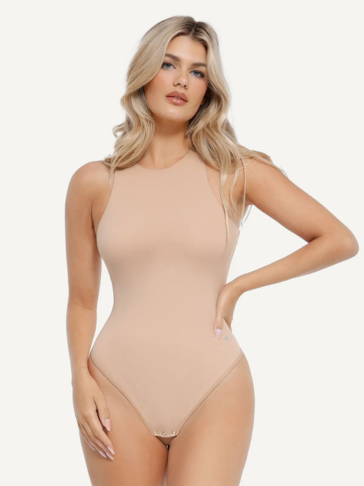 Shapewear Cloudsense Sleeveless Cutaway Round Neck Bodysuit