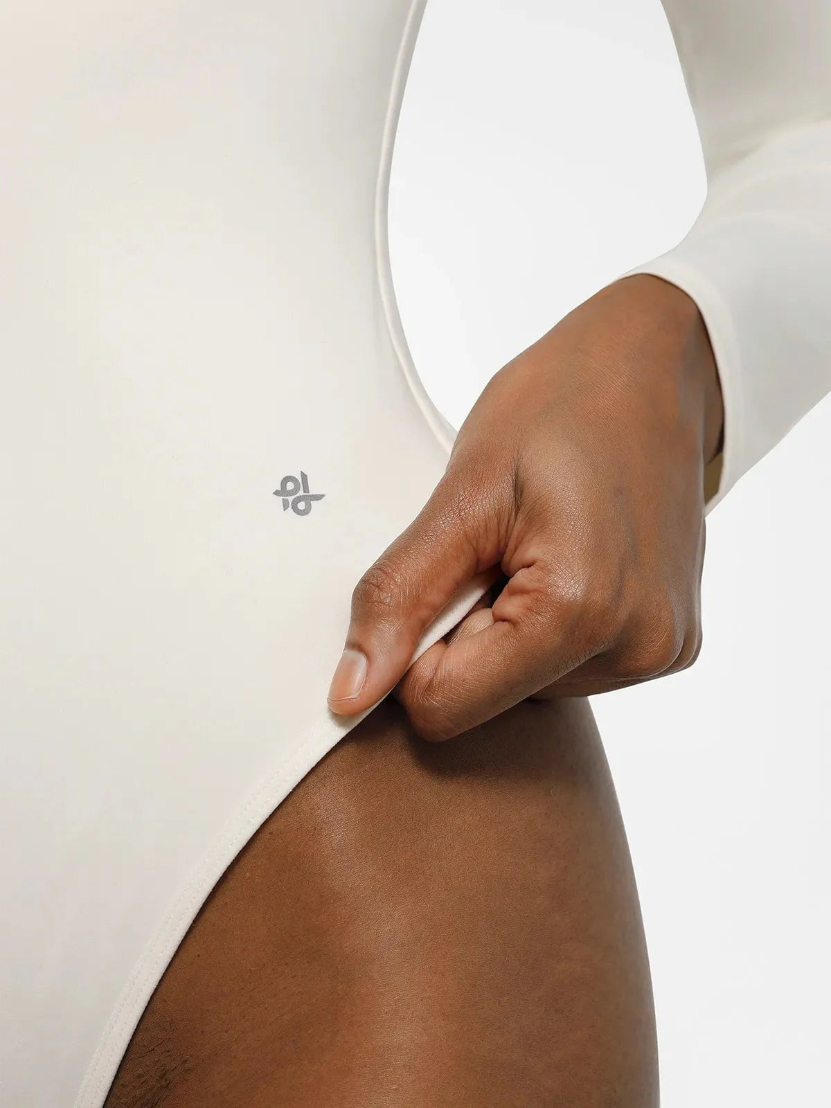 Shapewear Long Sleeve Mesh Inset Tummy Control Bodysuit