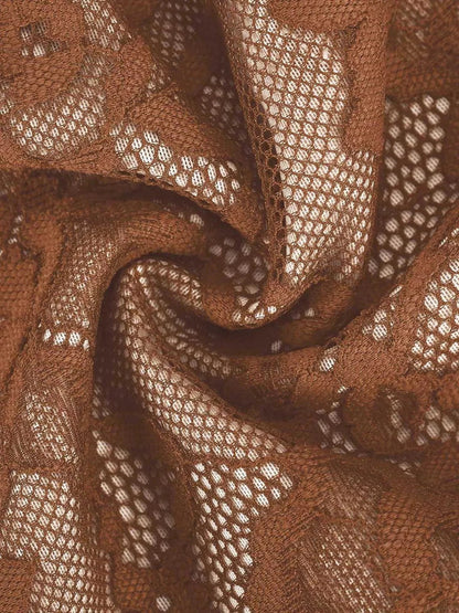 Shapewear Firm Control Smoothing Full Lace Thong Bodysuit