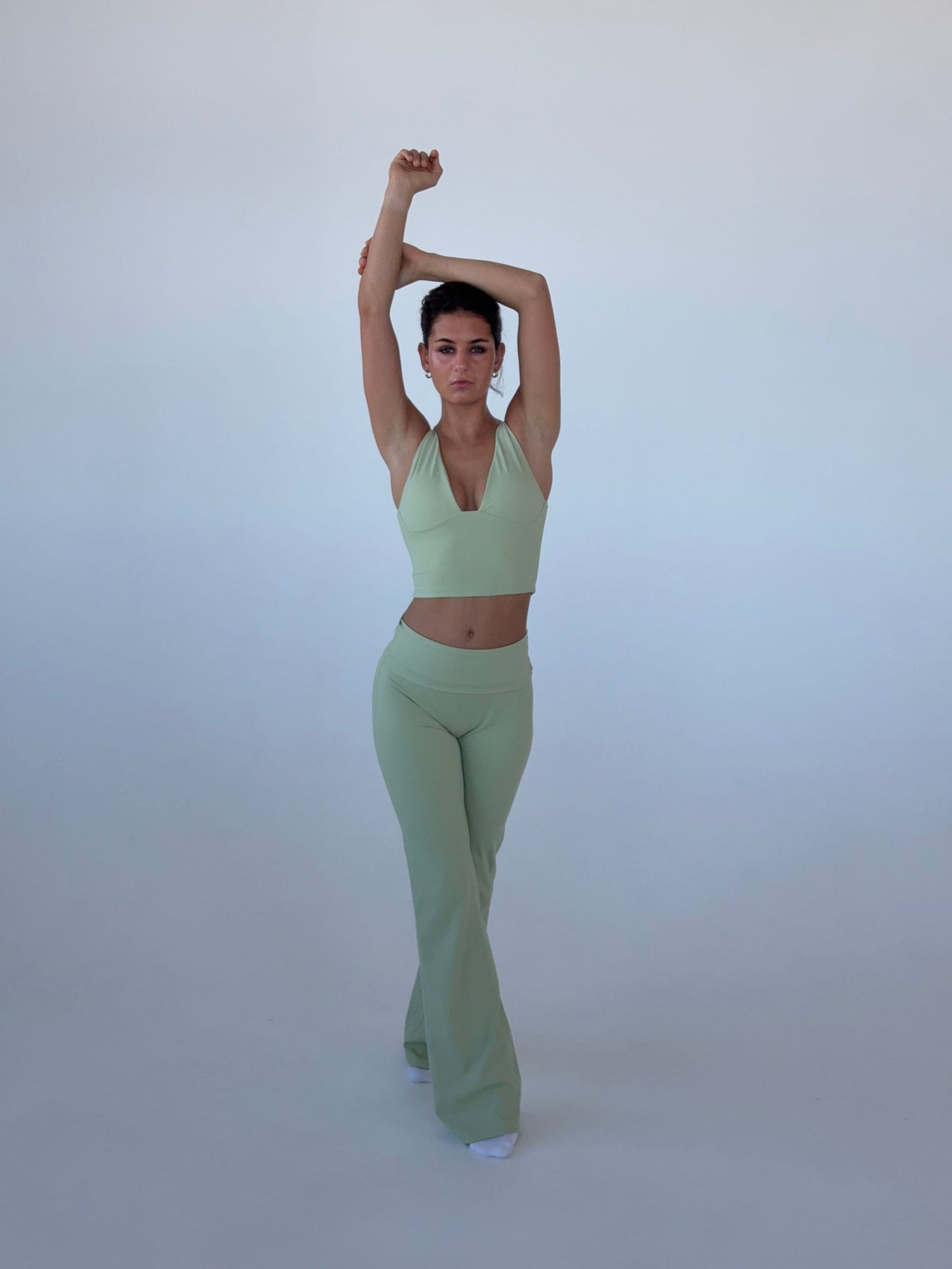 Ultimate v-neck top - Matcha