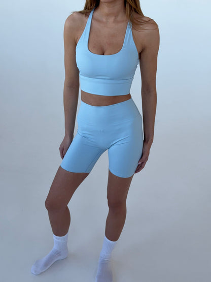 Crossback bra - Sky