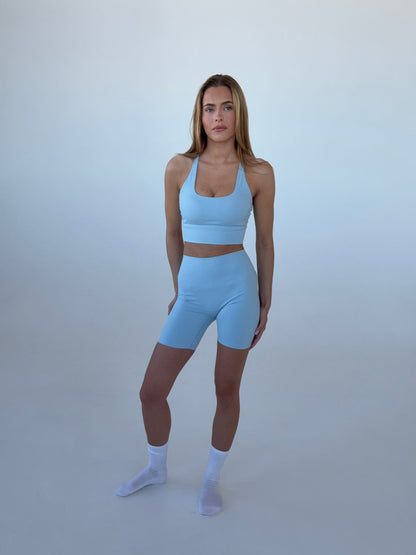 Crossback bra - Sky