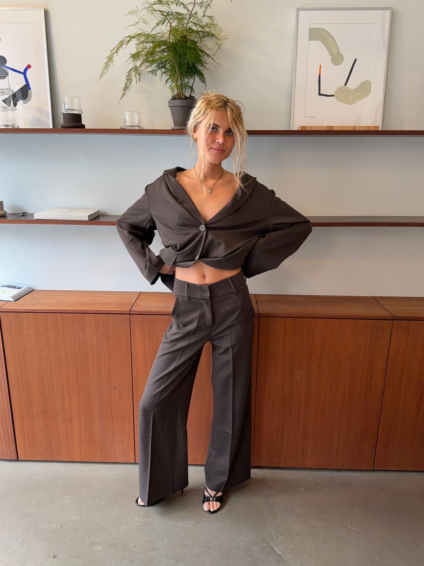 Alma suit pants - Brown