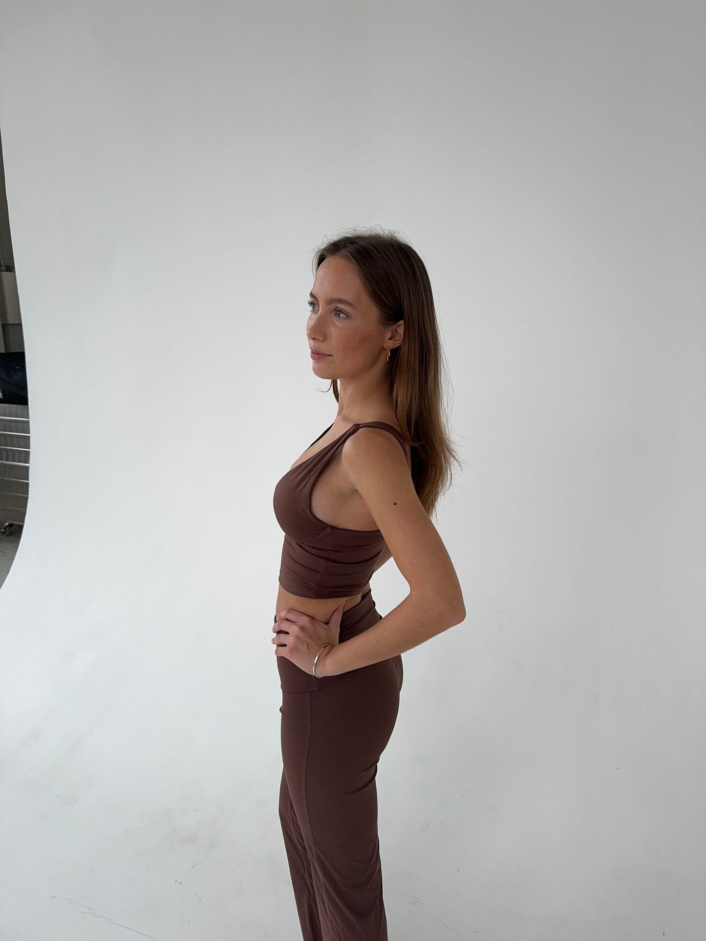 Ultimate v-neck top - Espresso