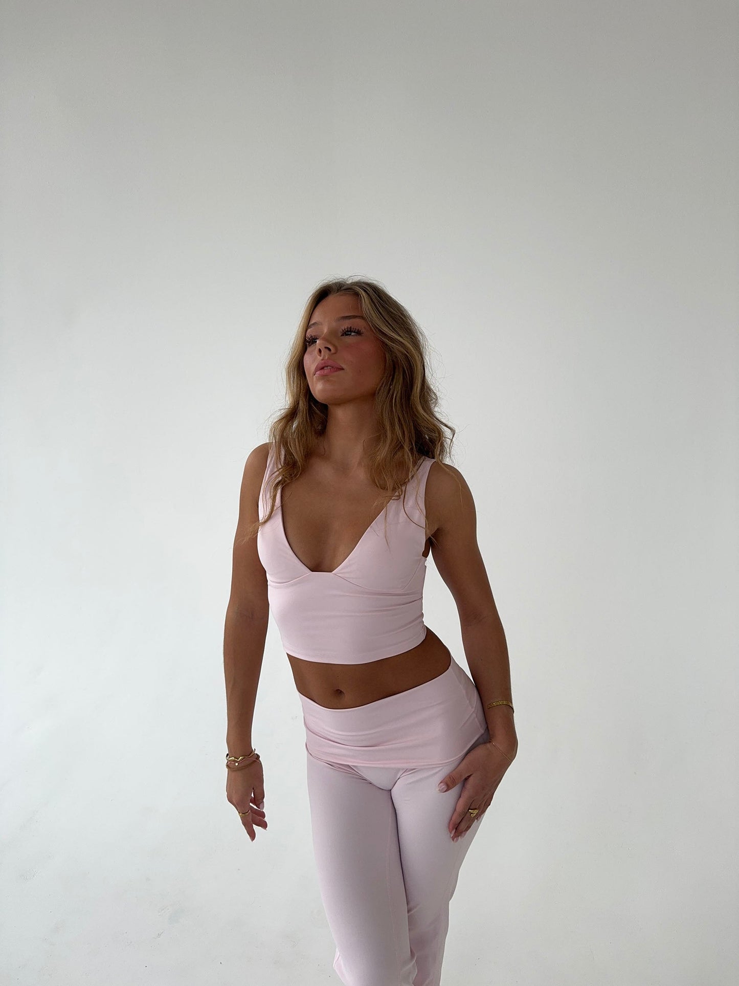 Ultimate v-neck top - Candyfloss